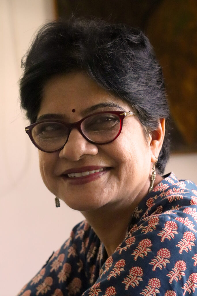 Leena Khurana, principal of Ruchika School, Bhubaneswar smiling.